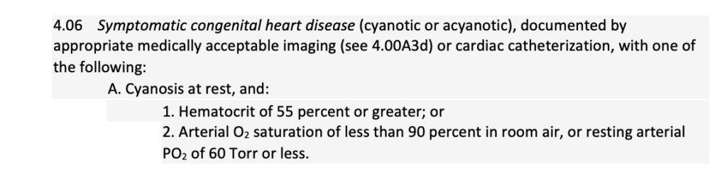 social security disability impairments